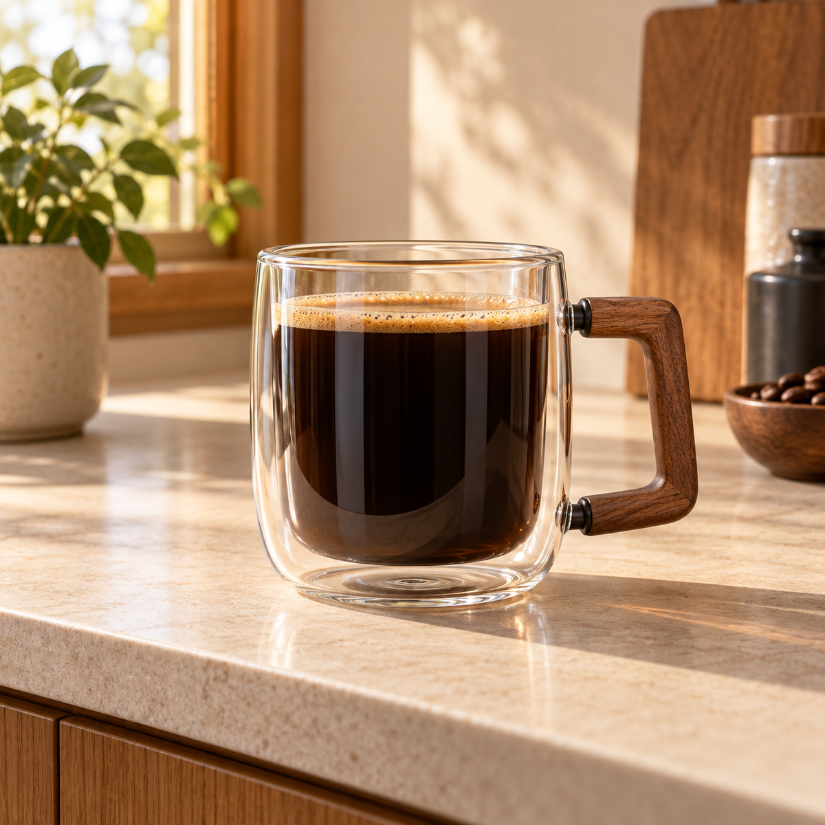 Elora Haven Double-Wall Glass Mug