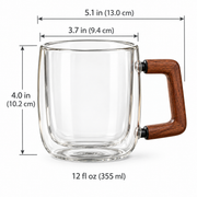 Elora Haven Double-Wall Glass Mug