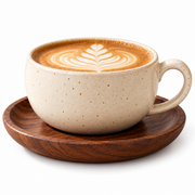 Elora Meadow Latte Cup & Walnut Saucer